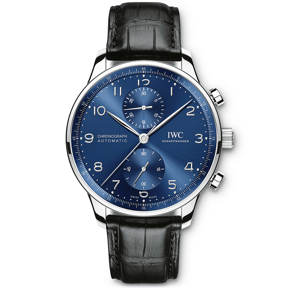Portugieser 41mm Blue Dial Men’s Chronograph Strap Watch