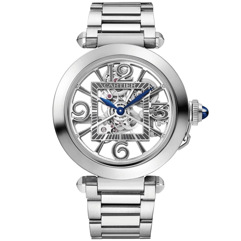 Pasha de Cartier 41mm Bracelet/Leather Strap Men’s Automatic Watch