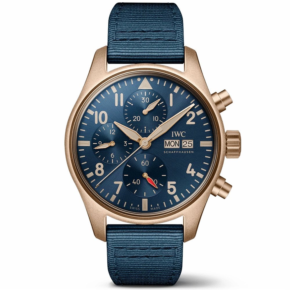 Pilot’s Bronze 41mm Blue Dial Men’s Chronograph Watch