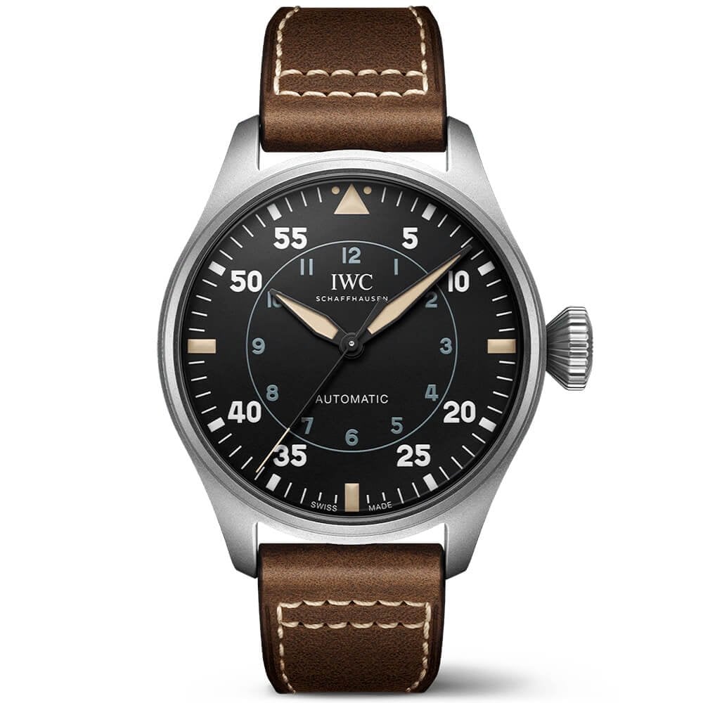 Big Pilot’s Spitfire 43mm Black Dial Men’s Automatic Strap Watch