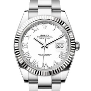 Rolex Datejust M126334-0023 Oyster, 41 mm, Oystersteel and white gold