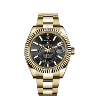 Rolex Sky-Dweller 42mm, 18k Yellow Gold, Ref# 326938-0004