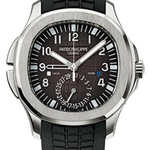 Patek Philippe Aquanaut Dual Time Black Dial Automatic Men’s Watch 5164A-001