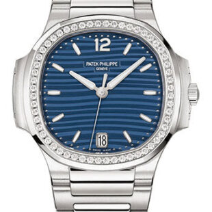 Patek Philippe Nautilus Ladies Automatic – 35.2 mm – Steel – Blue Opaline Dial – 7118/1200A-001