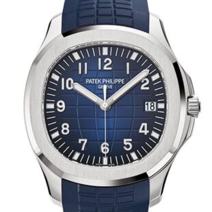 Patek Philippe Aquanaut Blue Dial 18K White Gold Men’s Watch 5168G-001