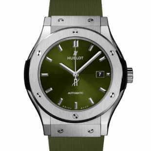 Hublot Classic Fusion Titanium Green Ref# 542.NX.8970.RX