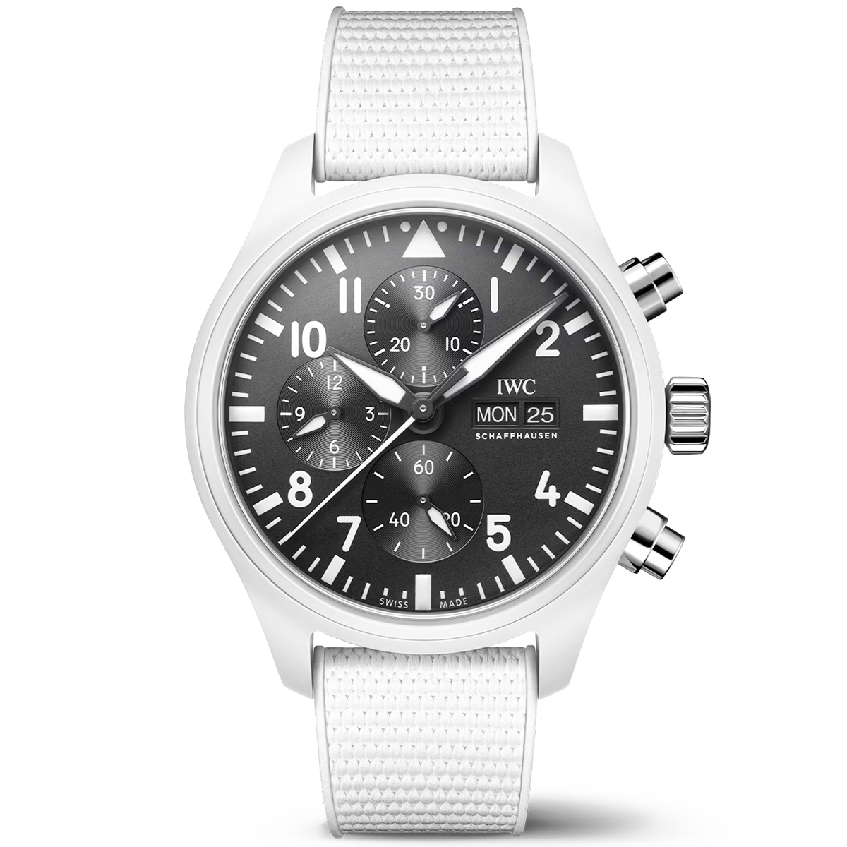 Pilot’s Top Gun ‘Lake Tahoe’ 44.5mm White Ceramic Chronograph Watch