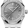 Audemars Piguet Royal Oak Selfwinding 50th Anniversary 37mm Stainless Steel Grey Dial Diamond Bezel 15551ST.ZZ.1356ST.03