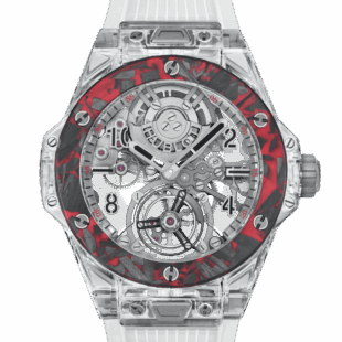 Hublot Big Bang Tourbillon Automatic Sapphire Las Vegas Boutique, 45mm, Ref# 419.JQV.0113.RT.LVB23