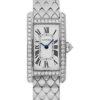 Cartier Tank Americaine Small Model Watch – 19 x 34.8 mm White Gold Diamond Case – WB710009