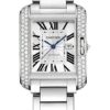 Cartier Tank Anglaise Watch – Medium White Gold Diamond Case – WT100009