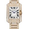 Cartier Tank Anglaise Watch – Small Pink Gold Diamond Case – Diamond Bracelet – HPI00558