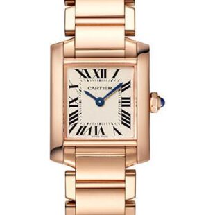Cartier Tank Francaise Watch – 25 mm Pink Gold Case – WGTA0029