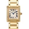Cartier Tank Francaise Watch – 25 mm Yellow Gold Diamond Case – WJTA0024