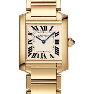 Cartier Tank Francaise Watch – 30 mm Yellow Gold Case – WGTA0032