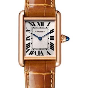Cartier Tank Louis Cartier Watch – 29.55 mm Pink Gold Case – Brown Alligator Strap – WGTA0010