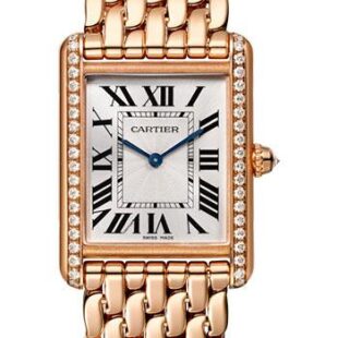 Cartier Tank Louis Cartier Watch – 33.7 mm Pink Gold Diamond Case – WJTA0021