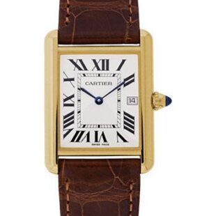 Cartier Tank Louis Cartier Watch – Large Yellow Gold Case – Alligator Strap – W1529756