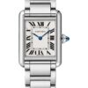 Cartier Tank Must de Cartier Watch – 29.5 mm x 22 mm Steel Case – Silvered Dial – Interchangeable Bracelet – WSTA0051