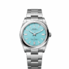 Rolex Oyster Perpetual 36, Turquoise blue dial, 36mm, Oystersteel Ref# 126000-0006