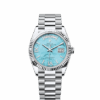 Rolex Day-Date 36, Platinum with Diamond-set , 36mm, Ref# 128236-0011