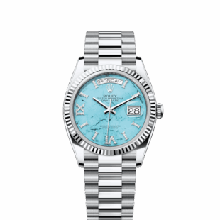 Rolex Day-Date 36, Platinum with Diamond-set , 36mm, Ref# 128236-0011