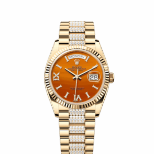 Rolex Day-Date 36, 18k Yellow Gold with Diamond-set, 36mm, Ref# 128238-0089