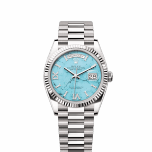 Rolex Day-Date 36, 18k White Gold with Diamond-set, 36mm, Ref# 128239-0044