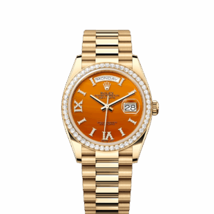 Rolex Day-Date 36, 18k Yellow Gold with Diamond-set, 36mm, Ref# 128348rbr-0049