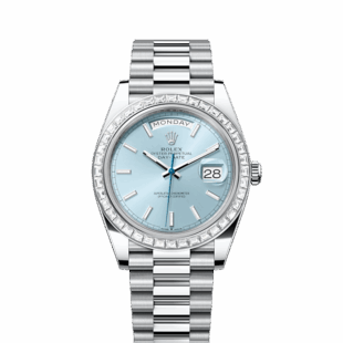 Rolex Day-Date 40, Platinum with Diamond-set, 40mm, Ref# 228396tbr-0039