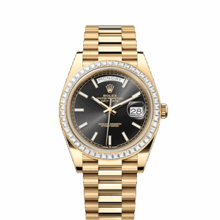 Rolex Day-Date 40, 18k Yellow Gold with Diamond-set, 40mm, Ref# 228398tbr-0041
