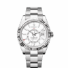 Rolex Sky-Dweller, 42mm, Oystersteel and 18k White Gold, White, Oyster, Ref# 336934-0003