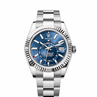 Rolex Sky-Dweller, 42mm, Oystersteel and 18k White Gold, Blue, Oyster, Ref# 336934-0005