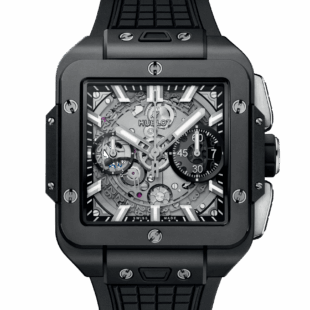 Hublot, Square Bang Unico Back Magic, 42mm, Black Ceramic, Ref# 821.CI.0170.RX