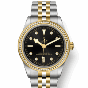 Tudor Black Bay 39 S&G, 316L Stainless Steel, 18k Yellow Gold and Diamonds, Ref# M79673-0005