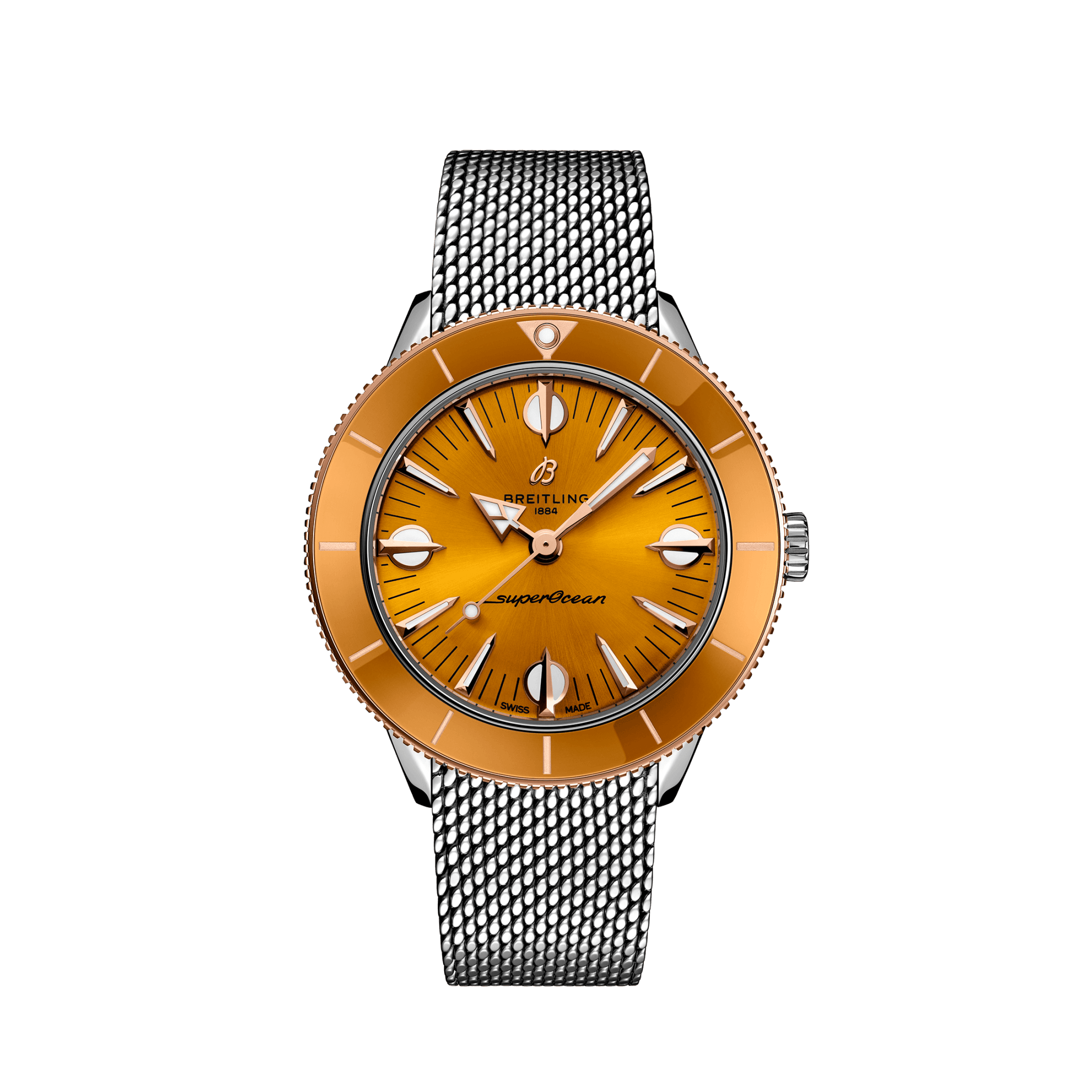 Breitling Superocean Heritage ’57 Highlands, 38mm, Stainless steel and 18k Red Gold, Ref# U10340281I1A1, Unworn 2024